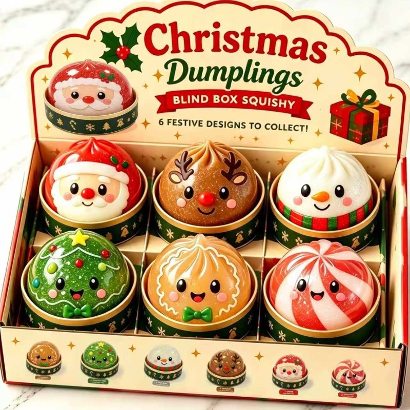 Kids Toys Xmas - Giocattolo Antistress Natalizio a Forma di