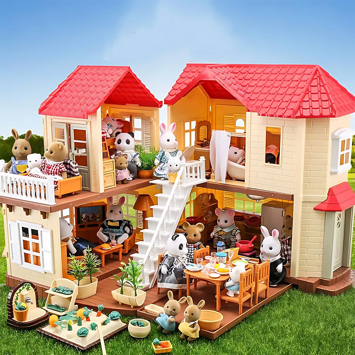 Kids Toys Kitchen Set - Mobili in Miniatura 1:12 Set Cucina